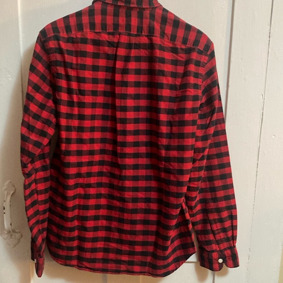 J. Crew Red and Black Casual Button Down Shirt-slim fit - Picture 13 of 15